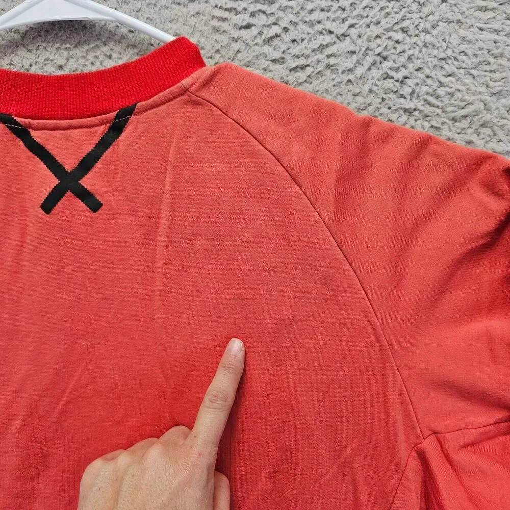 adidas Originals x Oyster Sweatshirt Mens Size Medium Red Crewneck Pullover‎